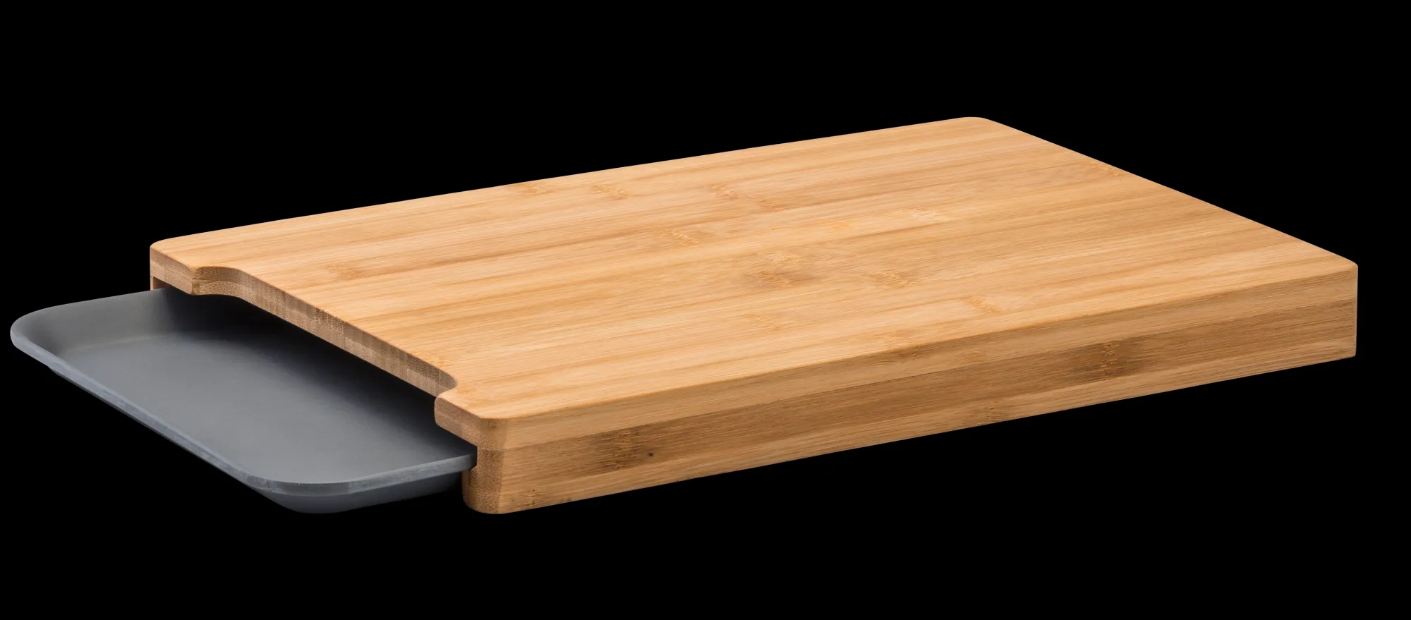 CASA Bamboo Tagliere Raccogli Succo Grigio, Naturale* Taglieri