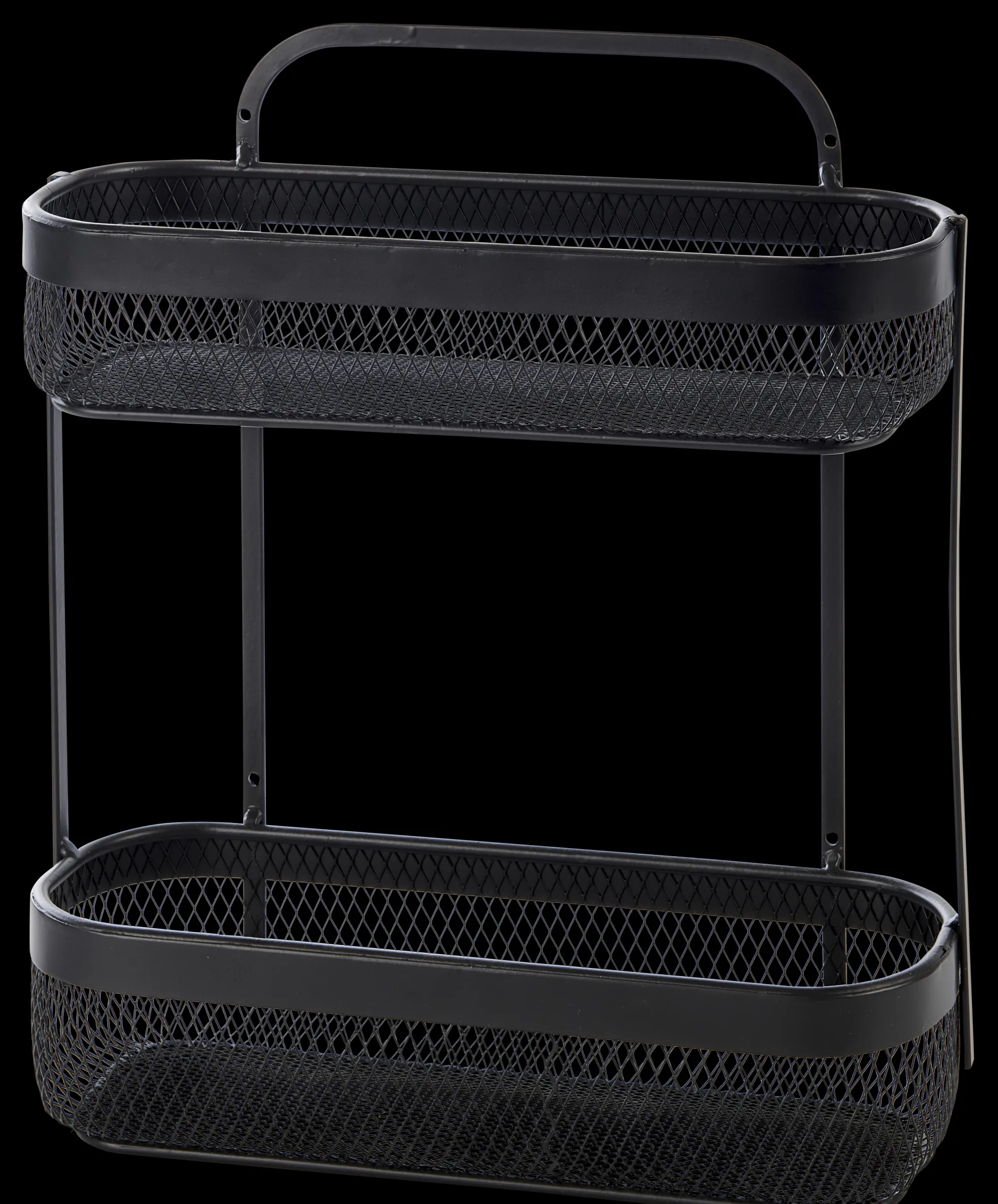 CASA Black Lunar Cesto Ovale 2 Pezzi Nero* Accessori Da Cucina