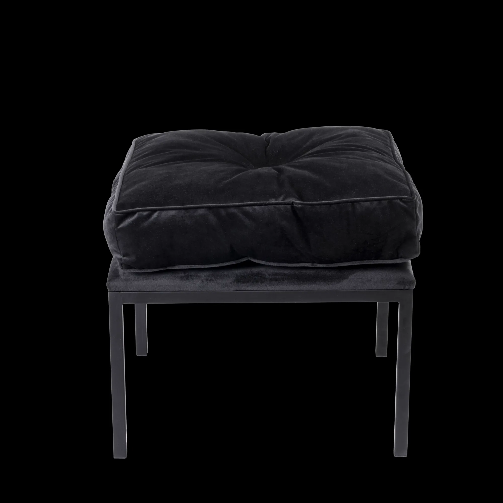 CASA Buton Pouf Nero* Sgabelli