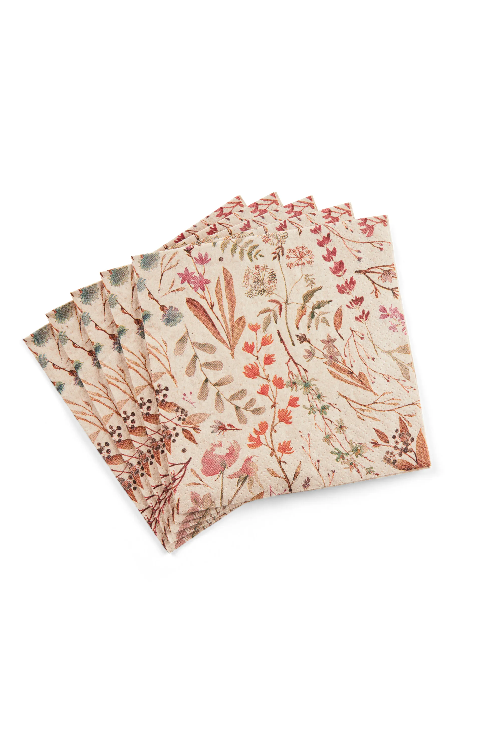 CASA Eco Dried Flower Set Di 20 Tovaglioli Multicolore* Tovaglioli