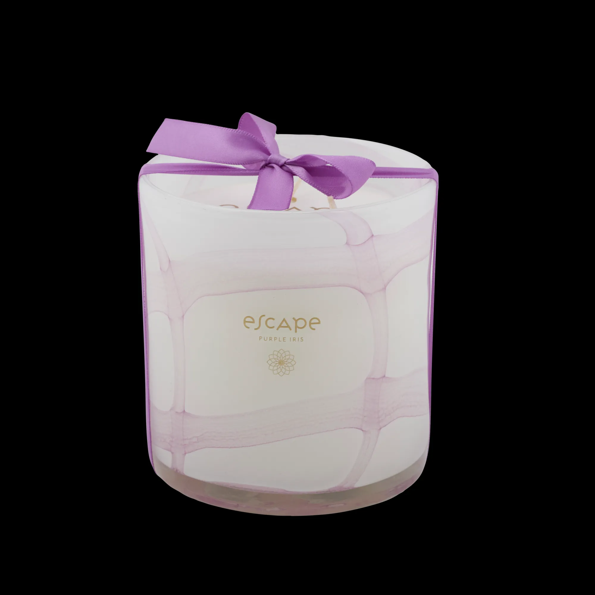 CASA Escape Purple Iris Xl Candela Profumata In Vaso Viola Chiaro* Candele