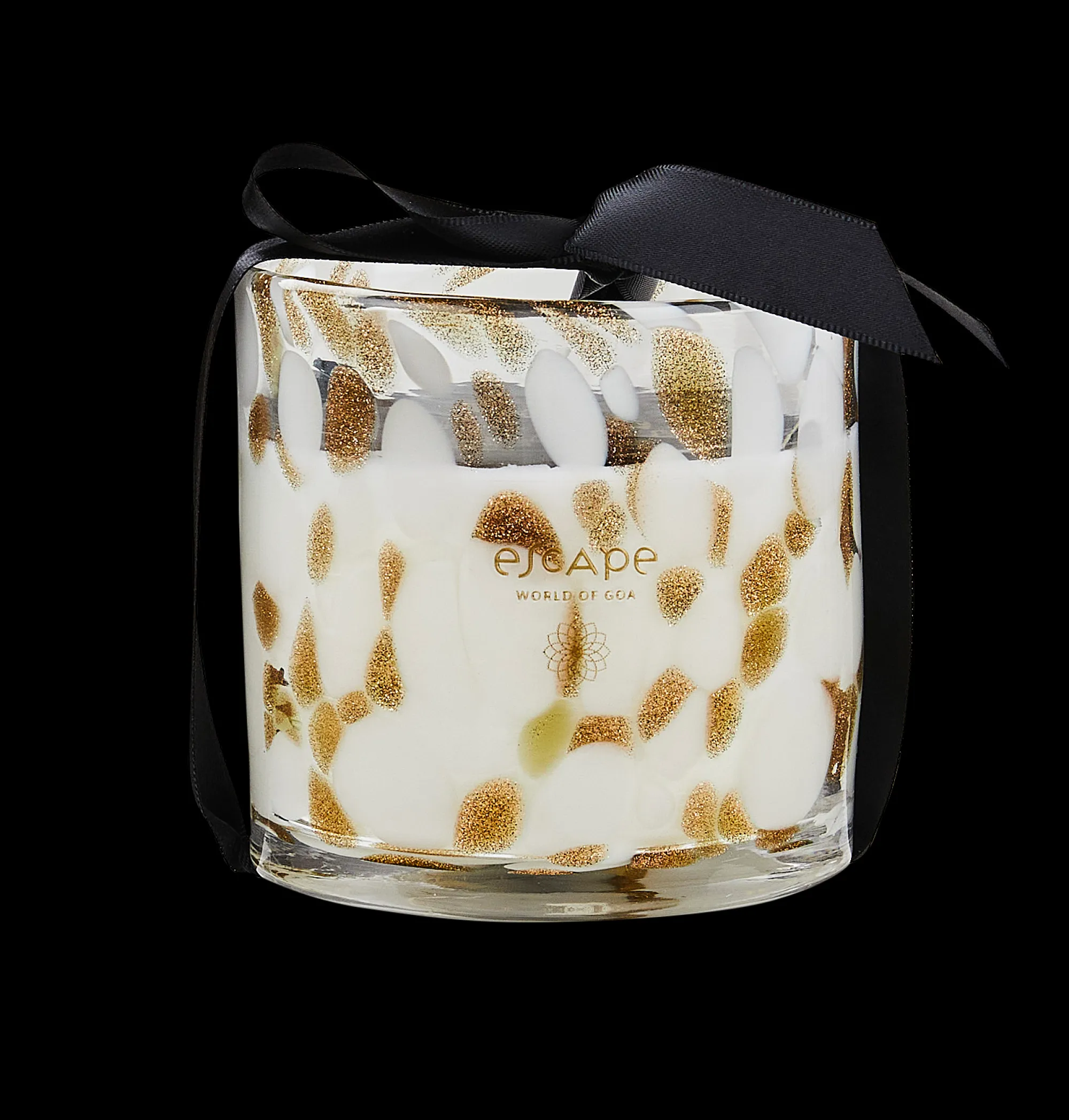 CASA Escape World Of Goa Candela Profumata In Vaso Bianco, Dorato, Multicolore* Candele