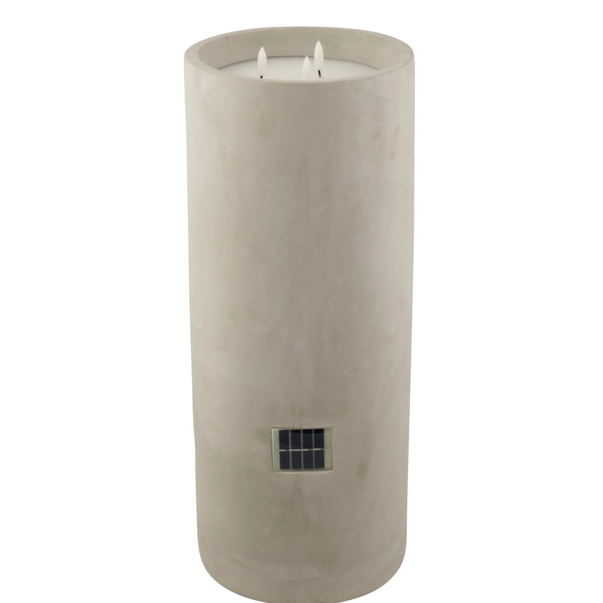 CASA Fuego Candela A Led Solare Grigio Chiaro* Candele Led