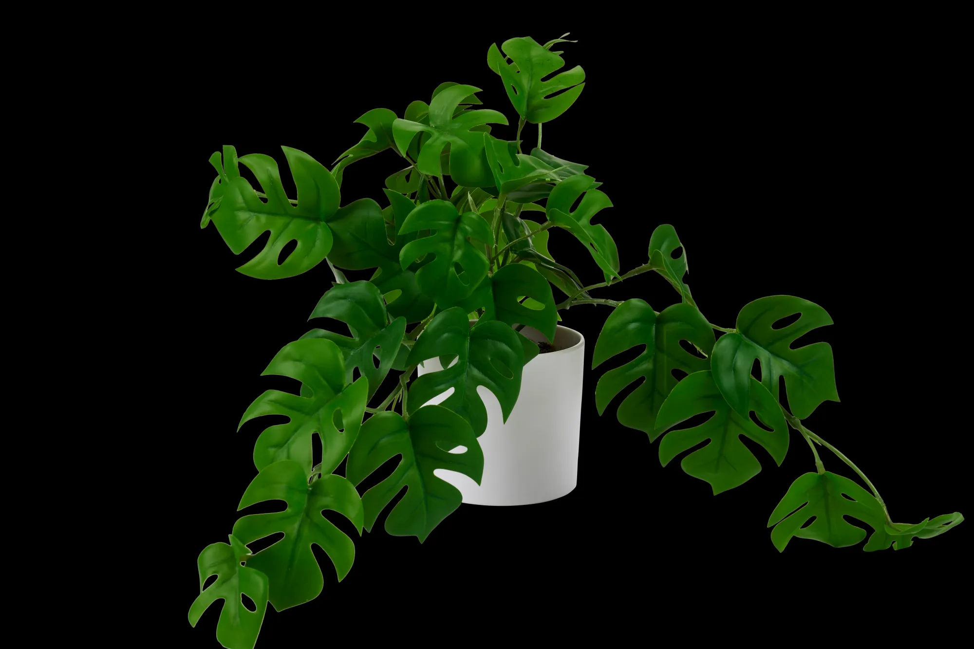CASA Monstera Pianta Vari Colori, Bianco, Verde* Piante Artificiali
