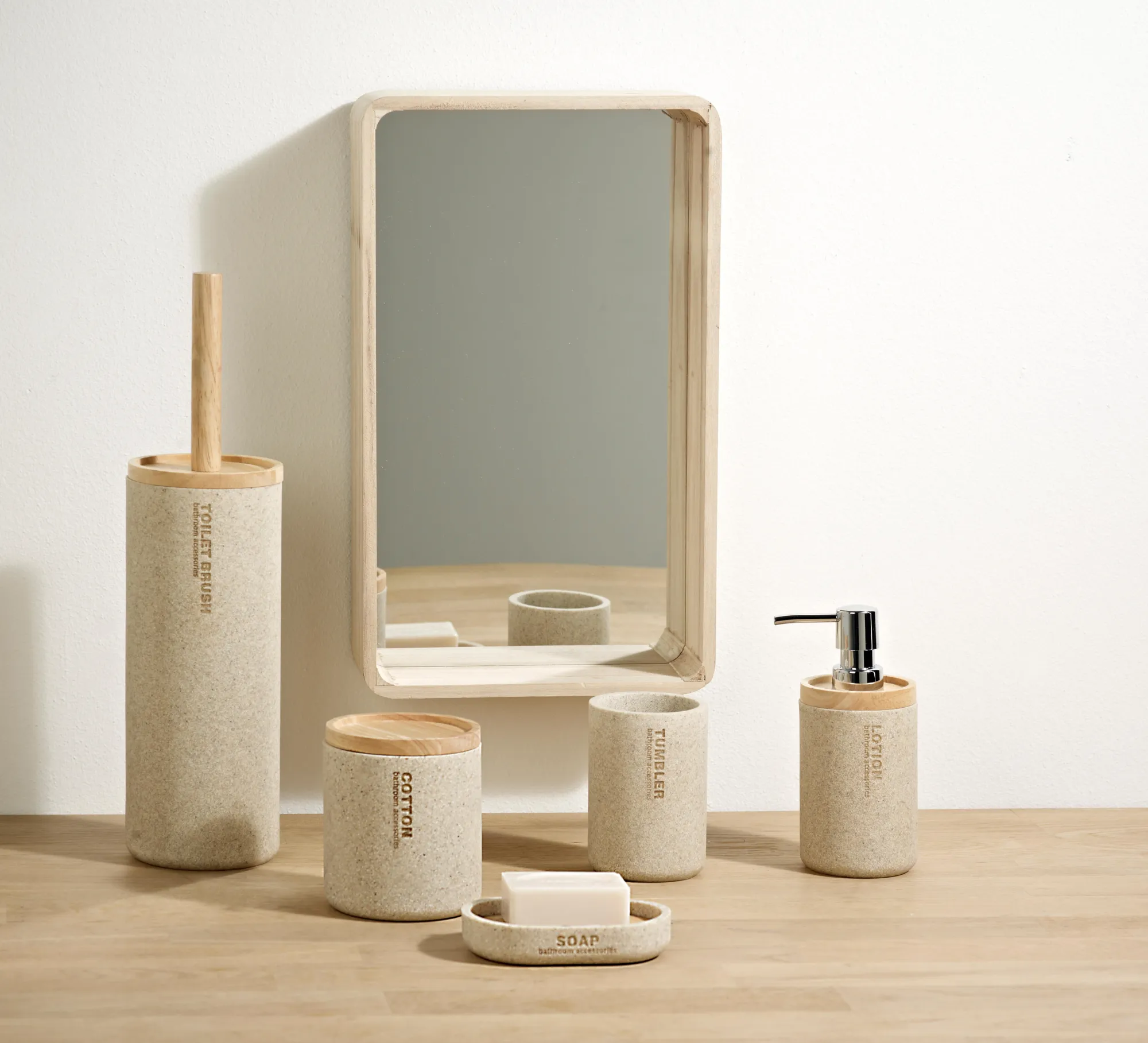 CASA New Resin Scopino Wc In Supporto Naturale* Accessori Per Il Wc