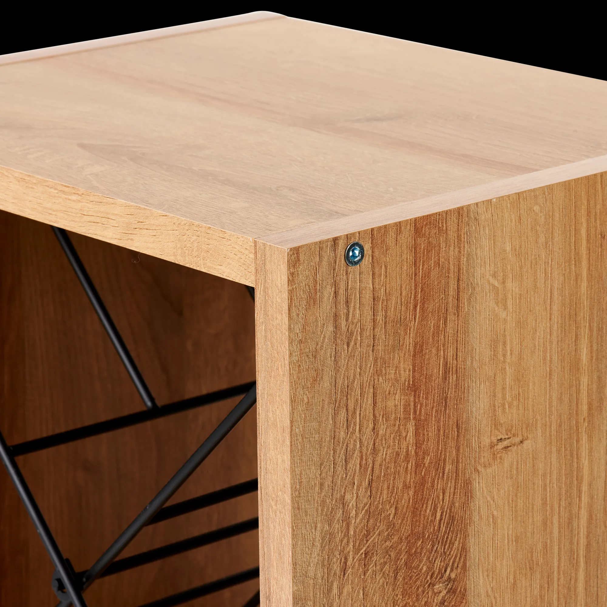 CASA Oxo Scaffale Portabott Nero, Naturale, Multicolore* Accessori Per Vino