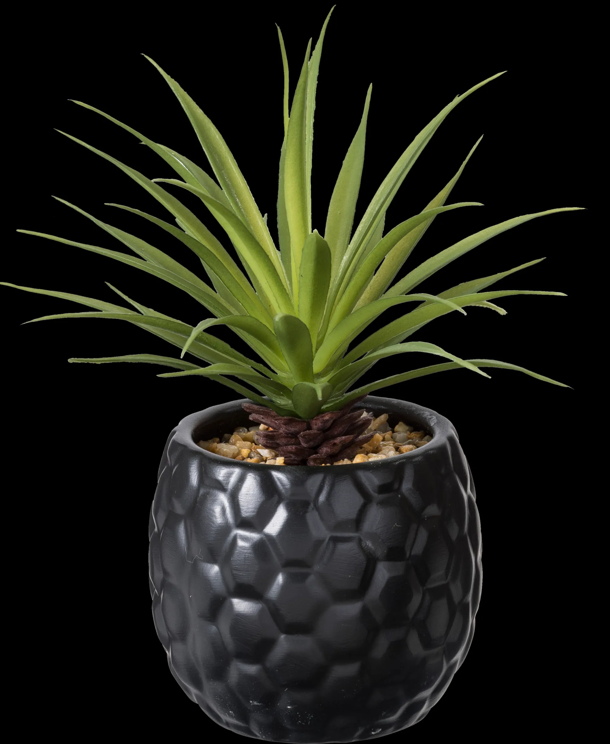 CASA Pina Pianta D'Ananas In Vaso Nero* Piante Artificiali