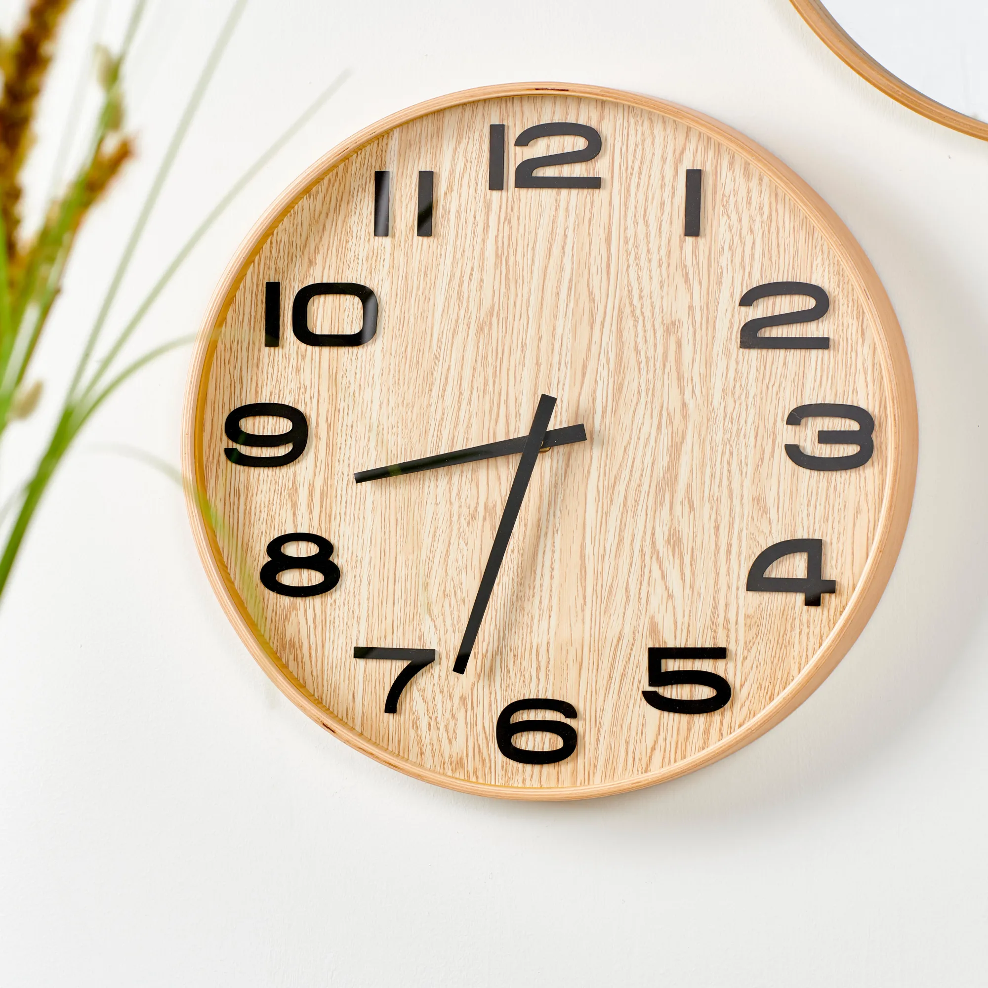 CASA Plywood Orologio Da Parete Naturale* Orologi