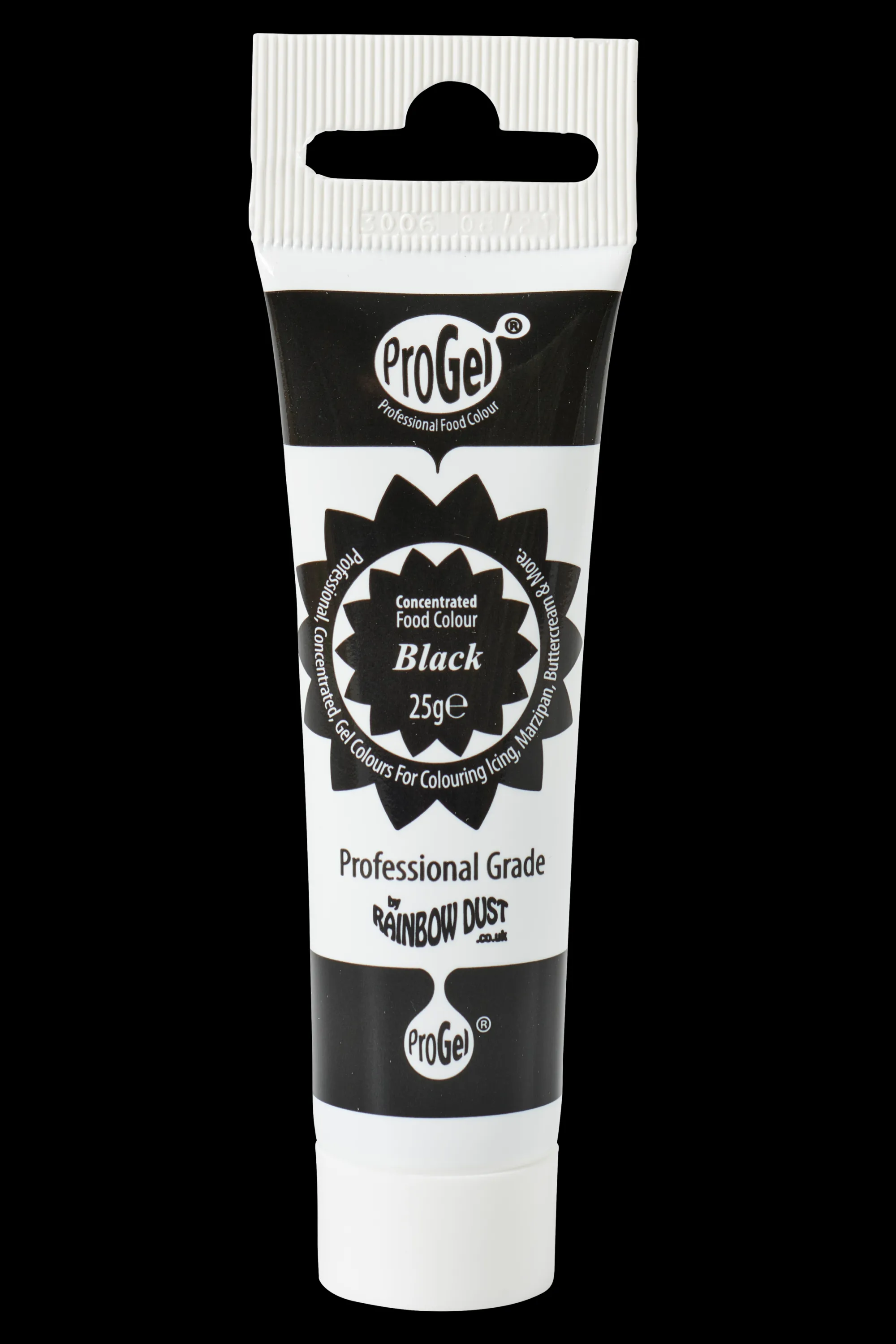 CASA Rainbowdust Gel Colorante Pasta Zucchero Nero* Generi Alimentari