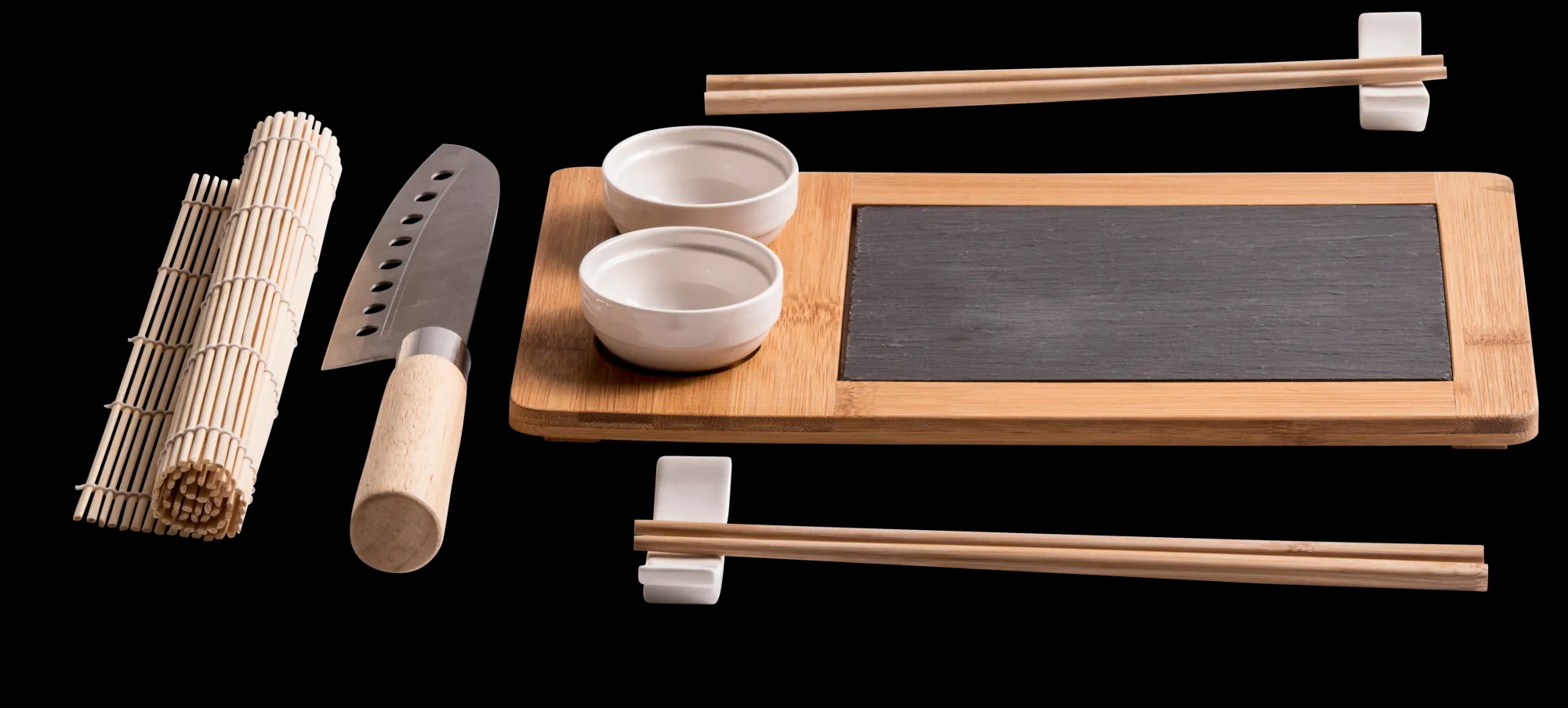 CASA Samourai Set Per Sushi 10 Pezzi Naturale* Strumenti Da Cucina