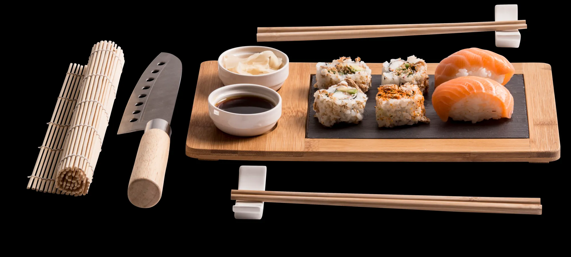 CASA Samourai Set Per Sushi 10 Pezzi Naturale* Strumenti Da Cucina