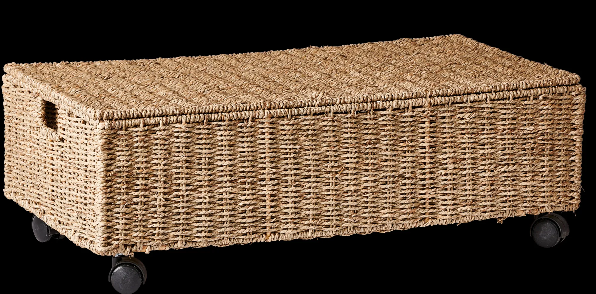 CASA Seagrass Box Portatutto Con Rotelle Naturale* Baule