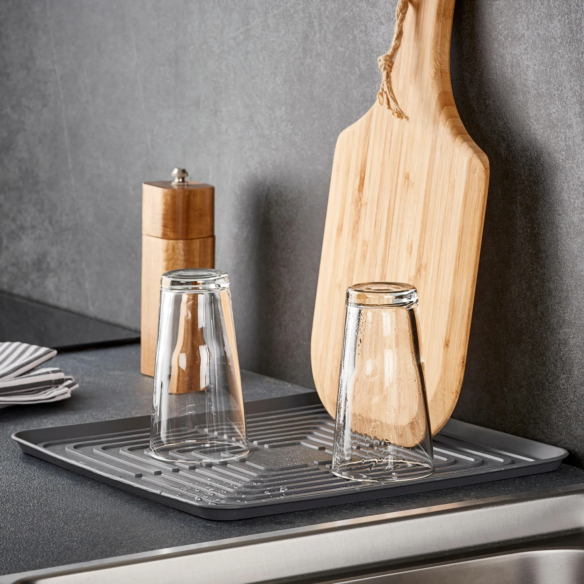 CASA Sink Tappeto Scolapiatti Grigio* Accessori Da Cucina