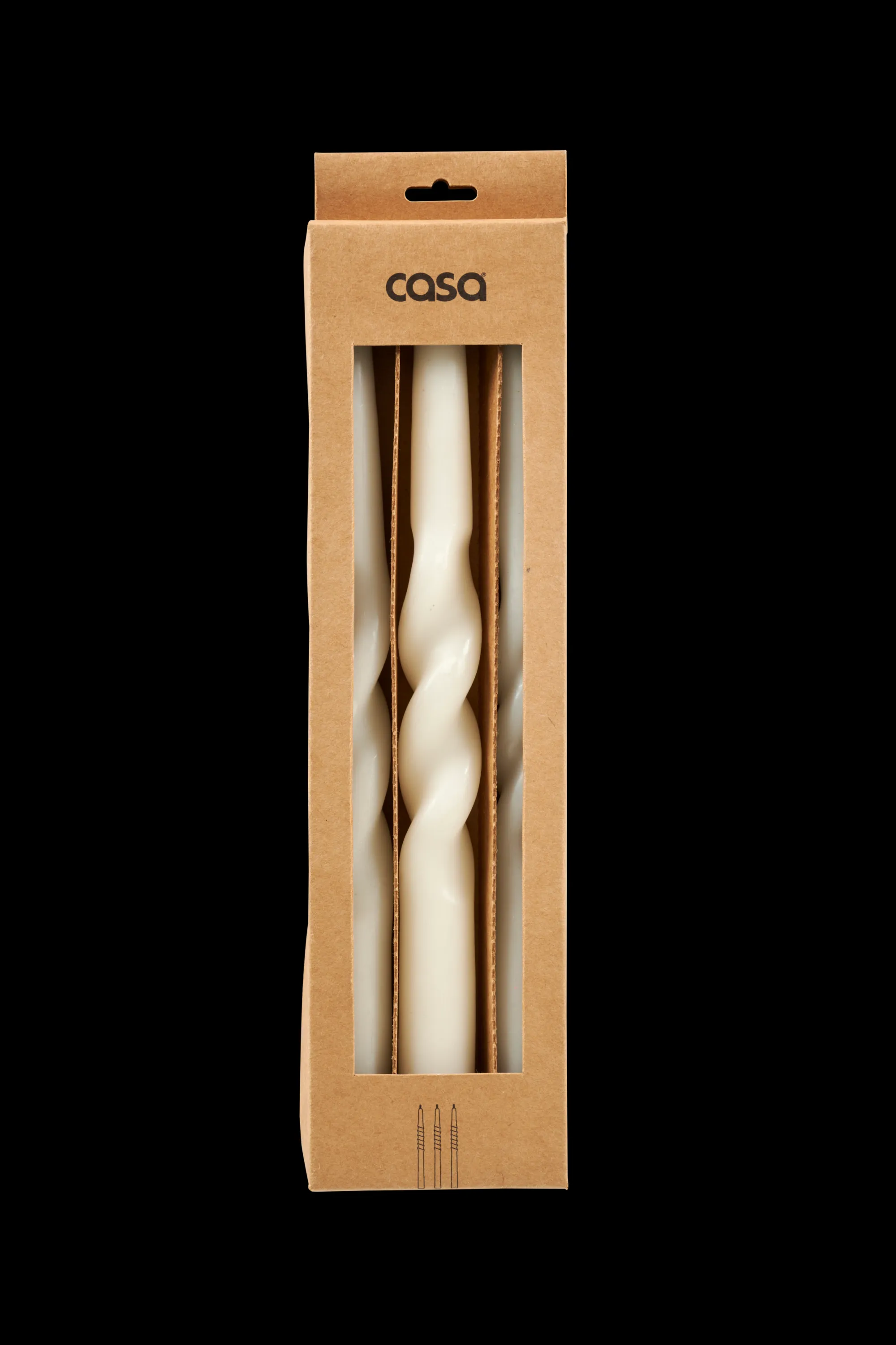 CASA Spiral Candela S/3 Crema* Candele