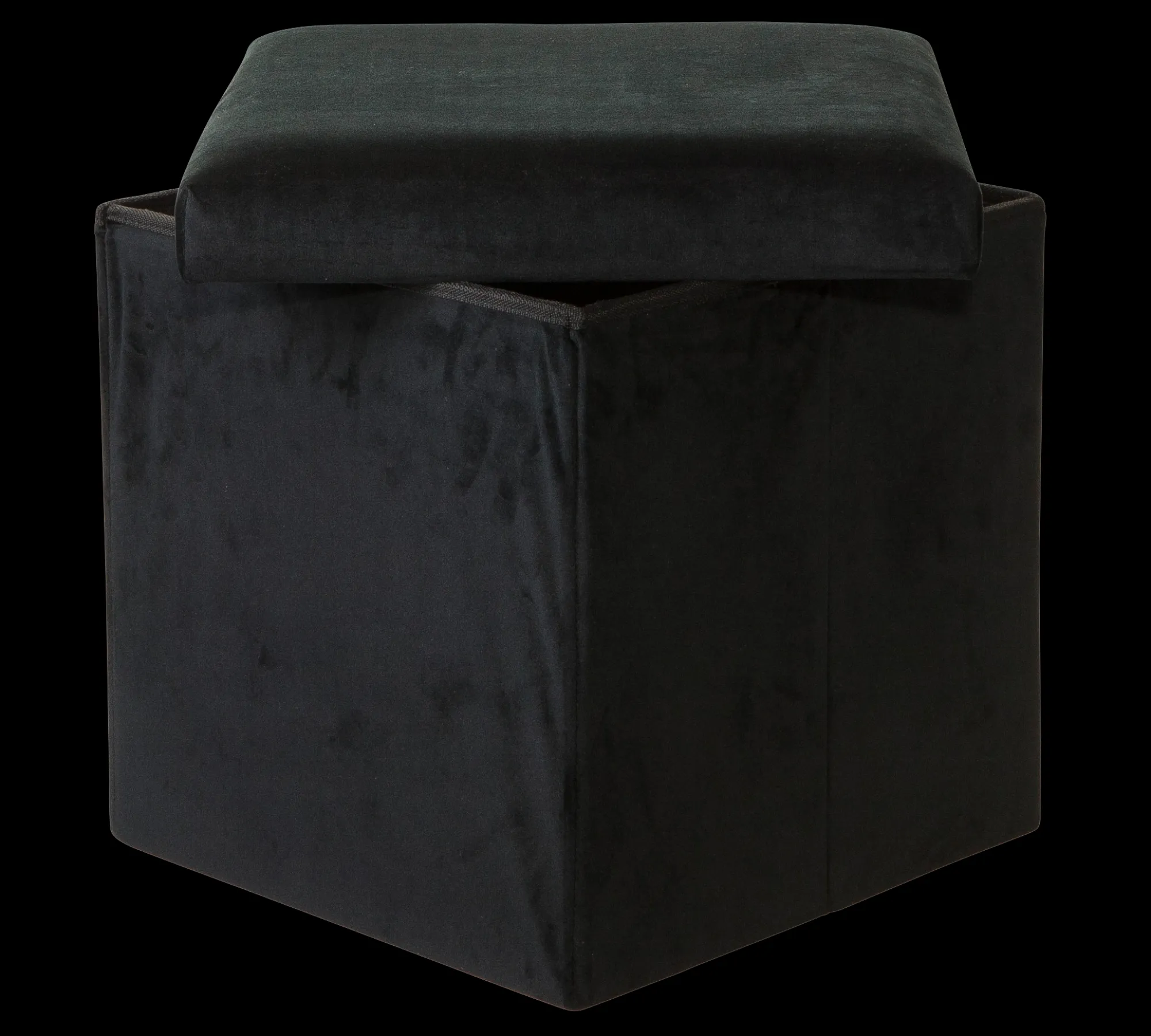 CASA Stor Pouf Con Contenitore Nero* Pouf Portatutto