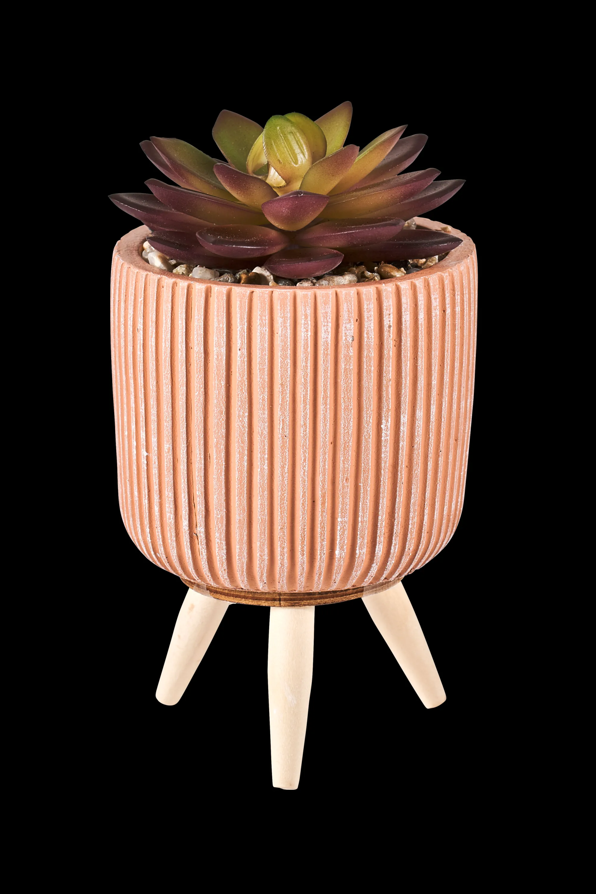 CASA Stripe Succulente Finto In Vaso Multicolore* Piante Artificiali