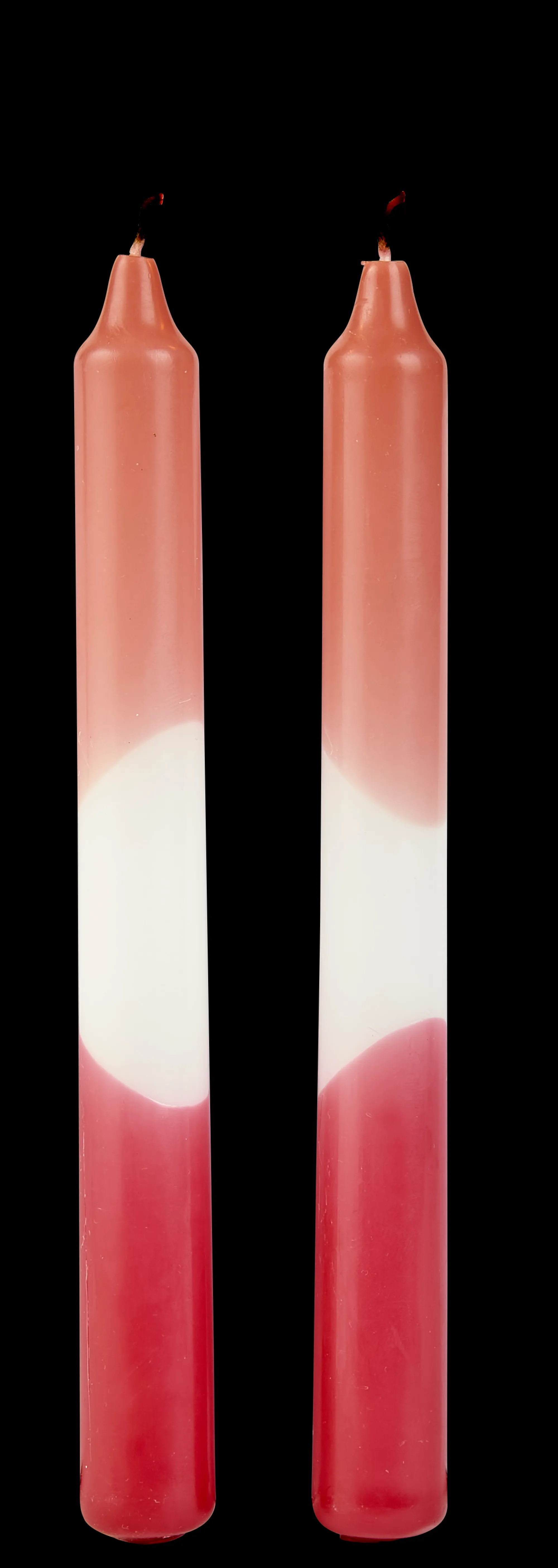 CASA Two Candele Set Da 2 Bianco, Rosso, Multicolore, Rosa Antico* Candele