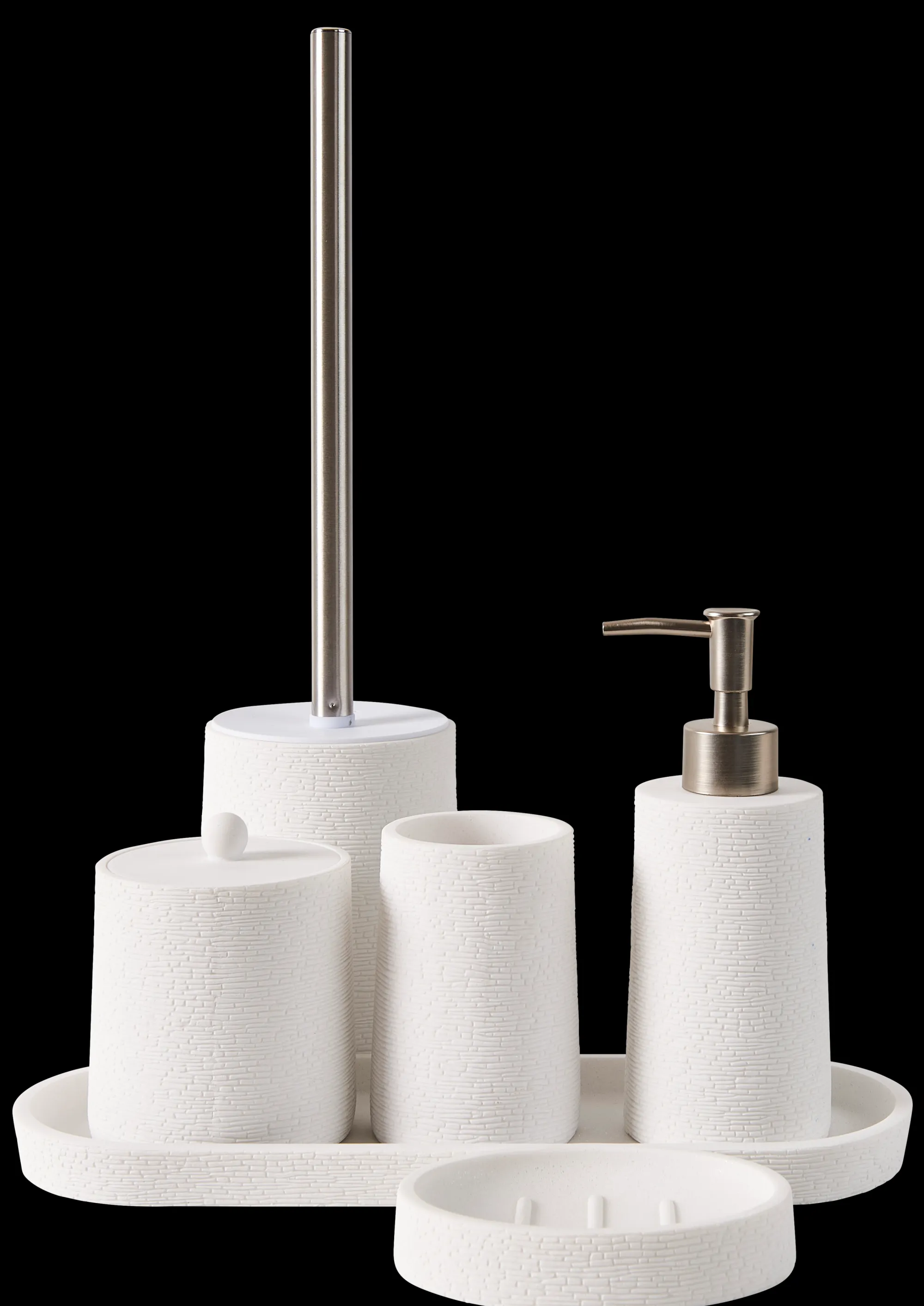 CASA White Elegance Dispenser Per Sapone Bianco, Argentato* Accessori Da Lavandino